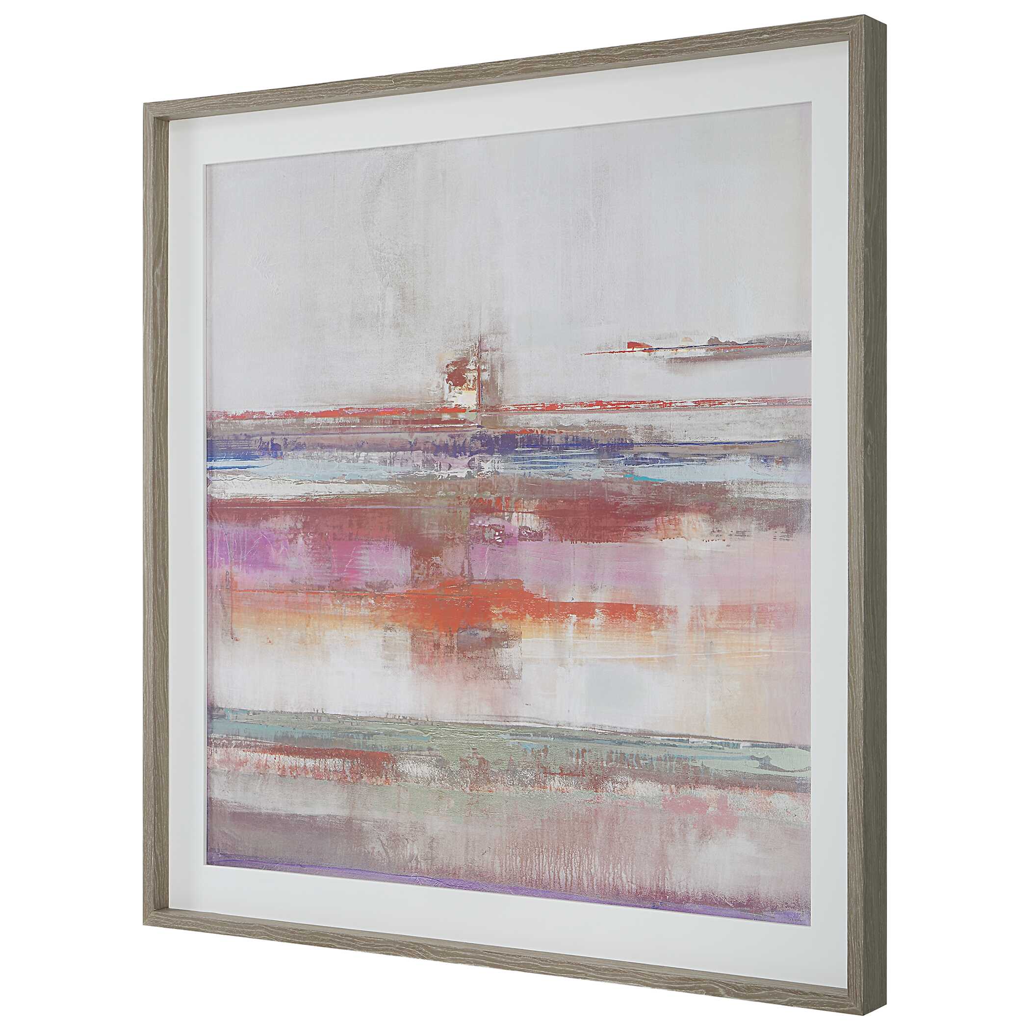 Torrent Abstract Art Framed Print large image 