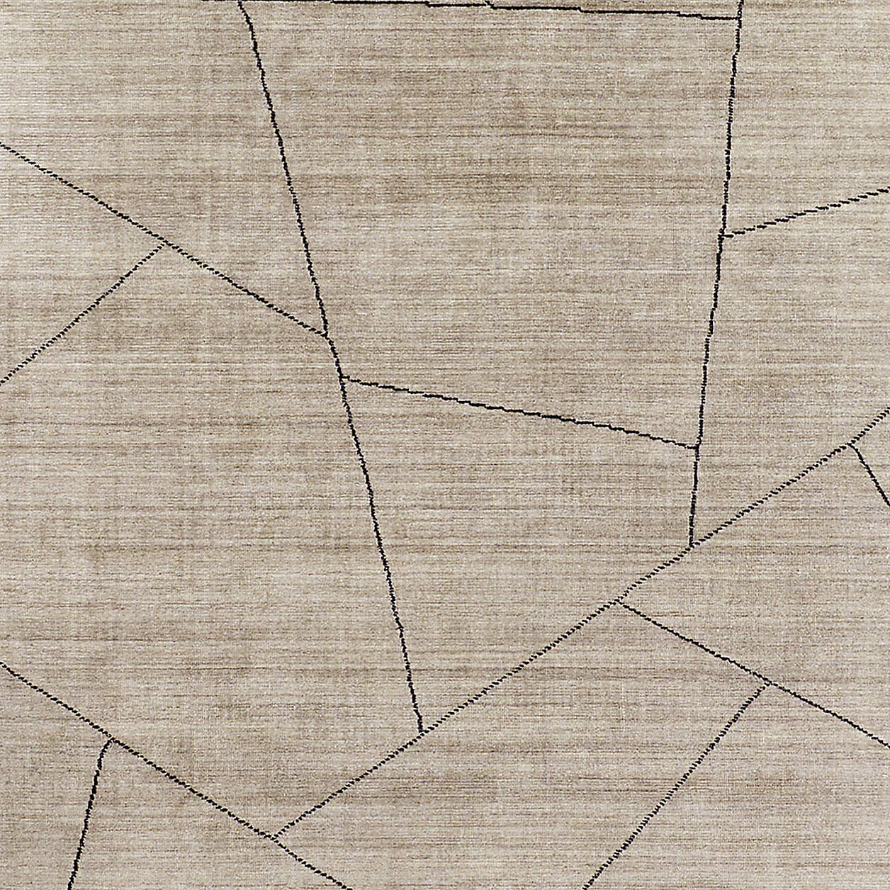 Online Designer Bedroom Teramo Performance Abstract Dark Taupe Area Rug 6'x9'