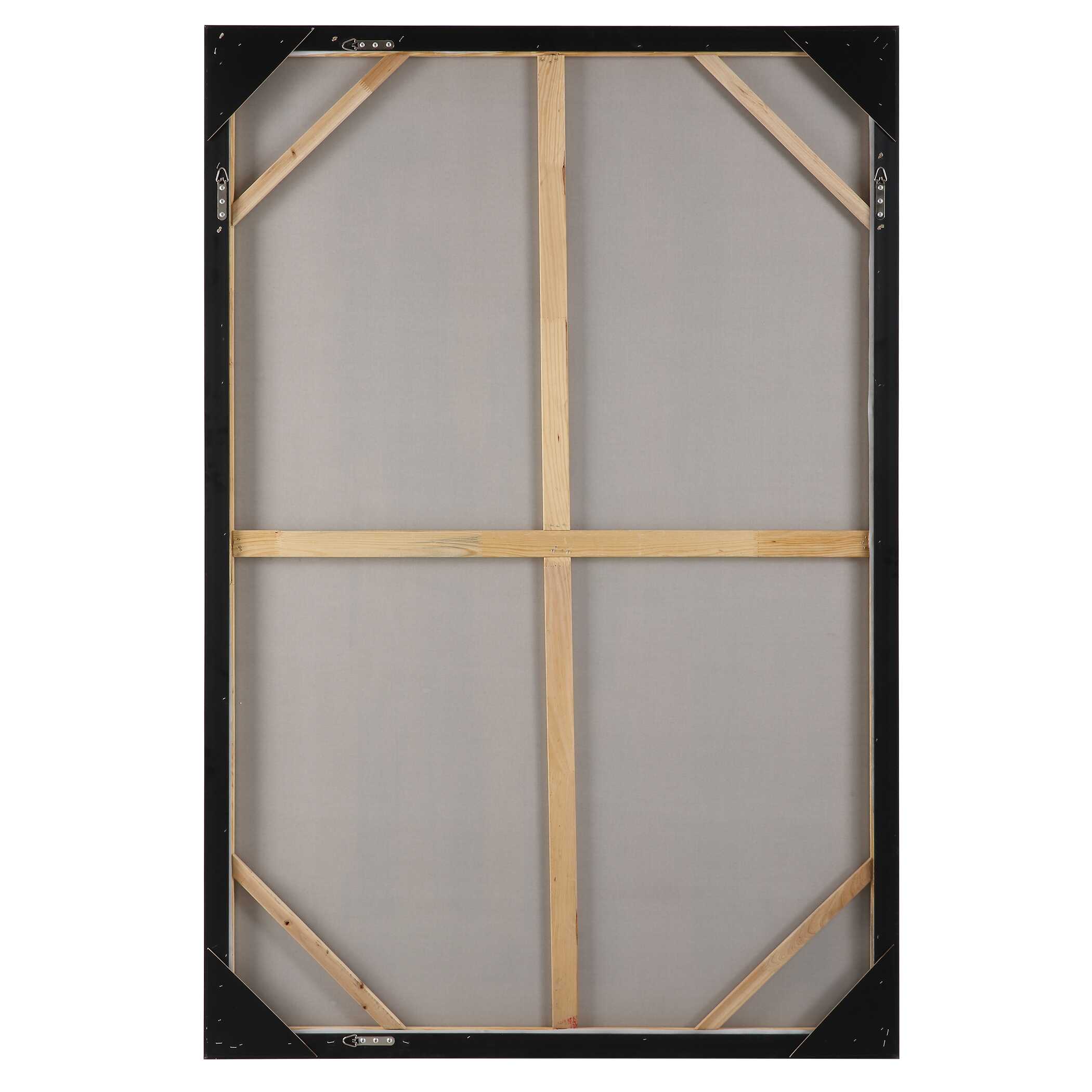 Placidity Hand Painted Abstract Art, Painting by Uttermost, 50" width x 74" height x 1.5" depth View 8