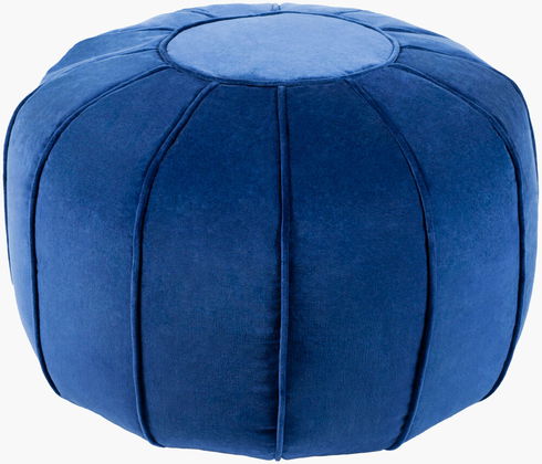 Cotton Velvet Pouf