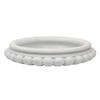 Adelie Bowl White, Decor by Dovetail, 17.5" width x 3" height x 17.5" depth thumbnail 1