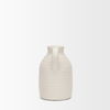 Tyrus Medium Textured Matte White with Speckling Ceramic Vase thumbnail 5