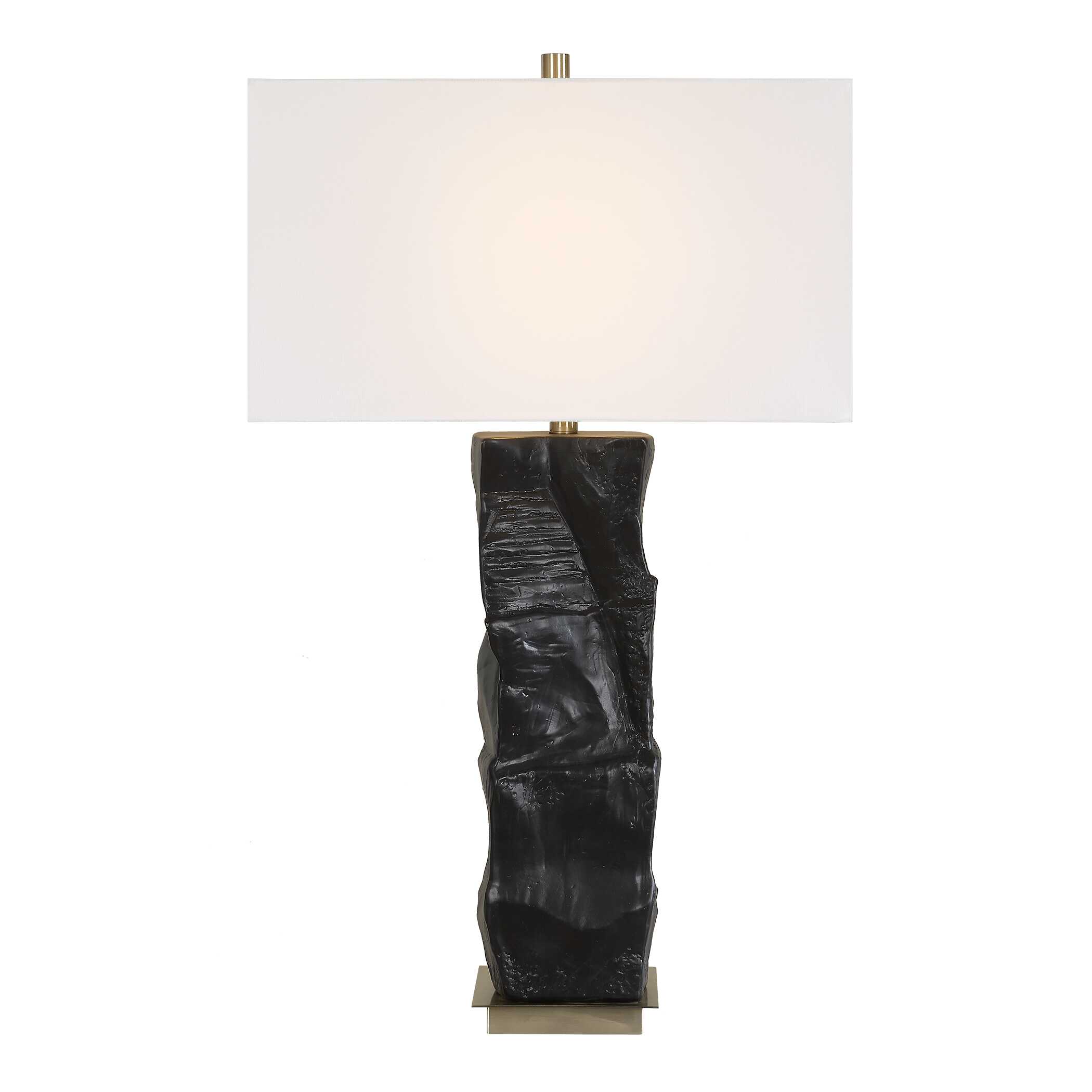 Altaria Black Table Lamp, by Uttermost, 20" width x 33" height x 11" depth View 5