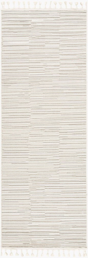 Finland Machine Woven Rug, by Surya, 7'2.61" length x 2'7.5" width