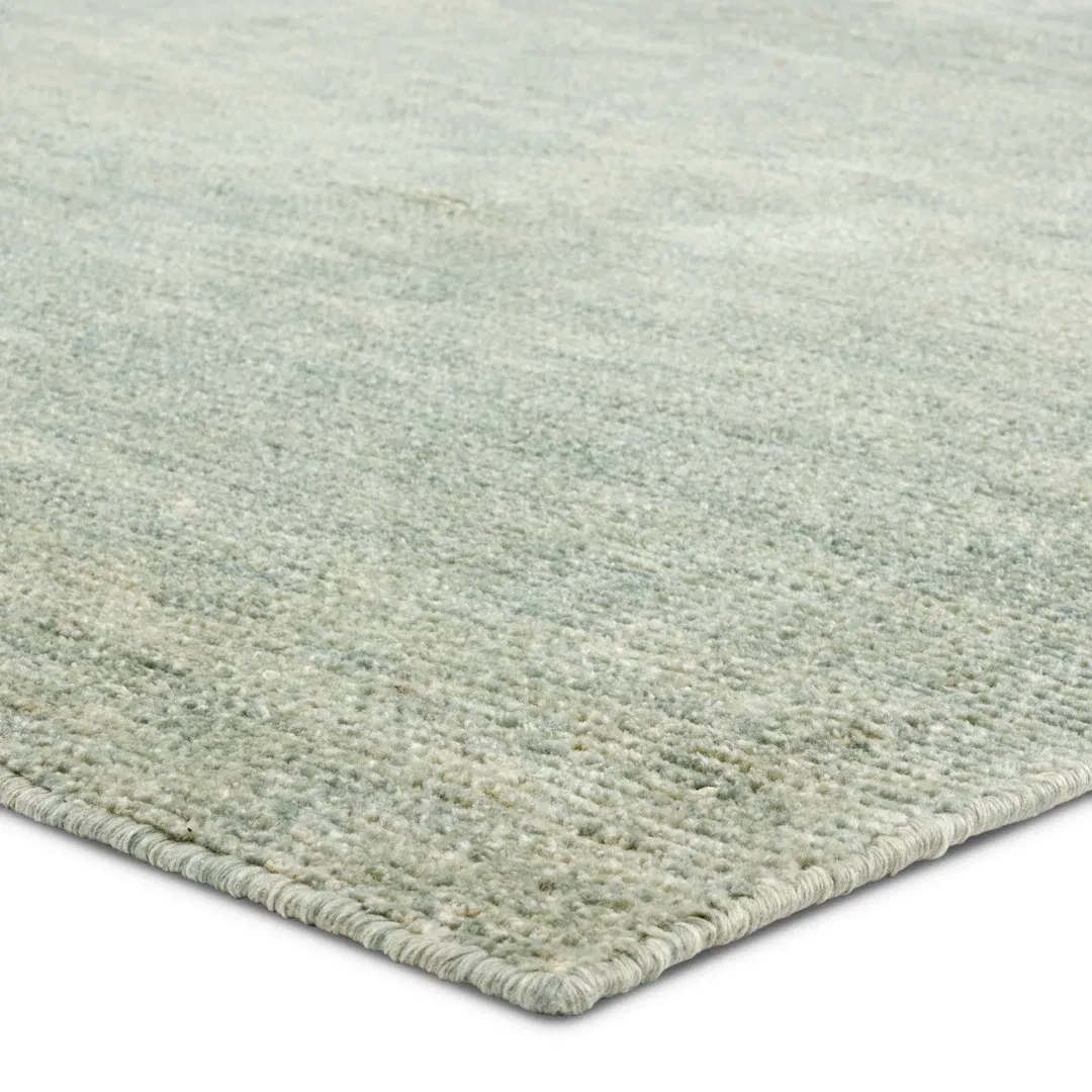 Jaipur Living Limon Handwoven Solid Blue Area Rug (18' Swatch) large image 