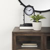 Marian  Black Studded  Table Clock, by Mercana, 7.48" length x 5.71" width x 12.99" height thumbnail 3
