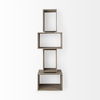 Simul (Set of 2) Light Brown Wood Modular Shelving Unit, Shelving & Bookcase by Mercana, 24" length x 16" width x 16" height thumbnail 13