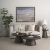 Takoda Dark Brown Wood Tapered Drum Nesting Coffee Tables thumbnail 1