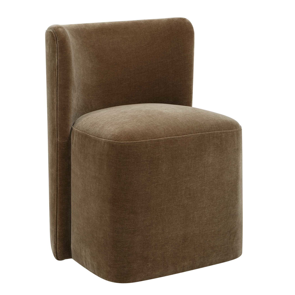 Outlook Modern Velvet Dining Chair, Furniture by Uttermost, 22" width x 30" height x 22.5" depth View 4