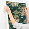 Pagoda And Sampan Scenic Forest Wallpaper, by York Wall, 27' length x 2'3" width x 0.02" depth thumbnail 6