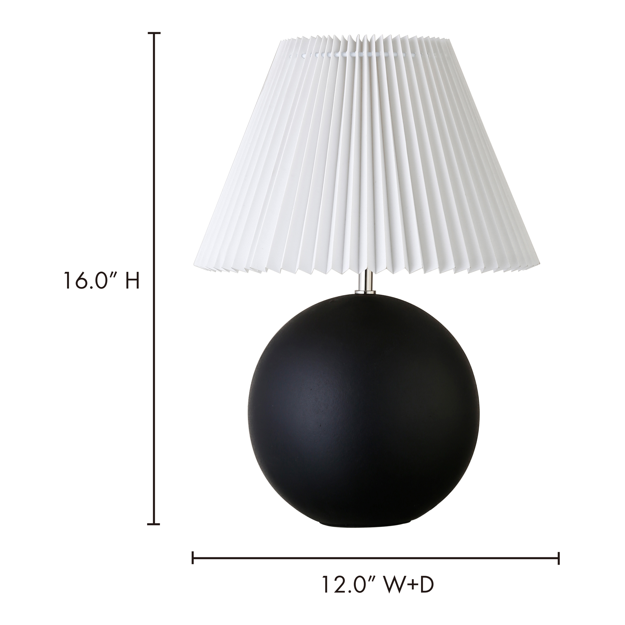 Tuve Table Lamp Black large image 
