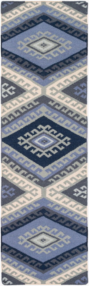 Wanderer Handmade Rug, by Surya, 8' length x 2'6" width