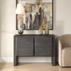Bierk Dark Stain 2 Door Cabinet, Furniture by Uttermost, 43.62" width x 32.15" height x 17.25" depth thumbnail 2