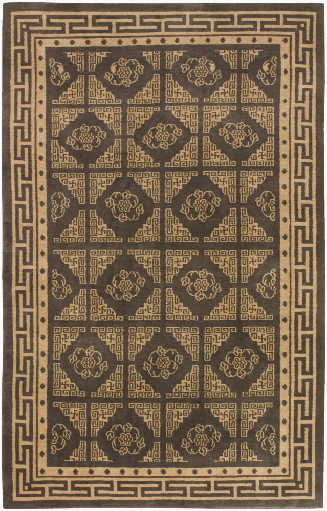Lhotse Handmade Rug, by Surya, 3' length x 2' width