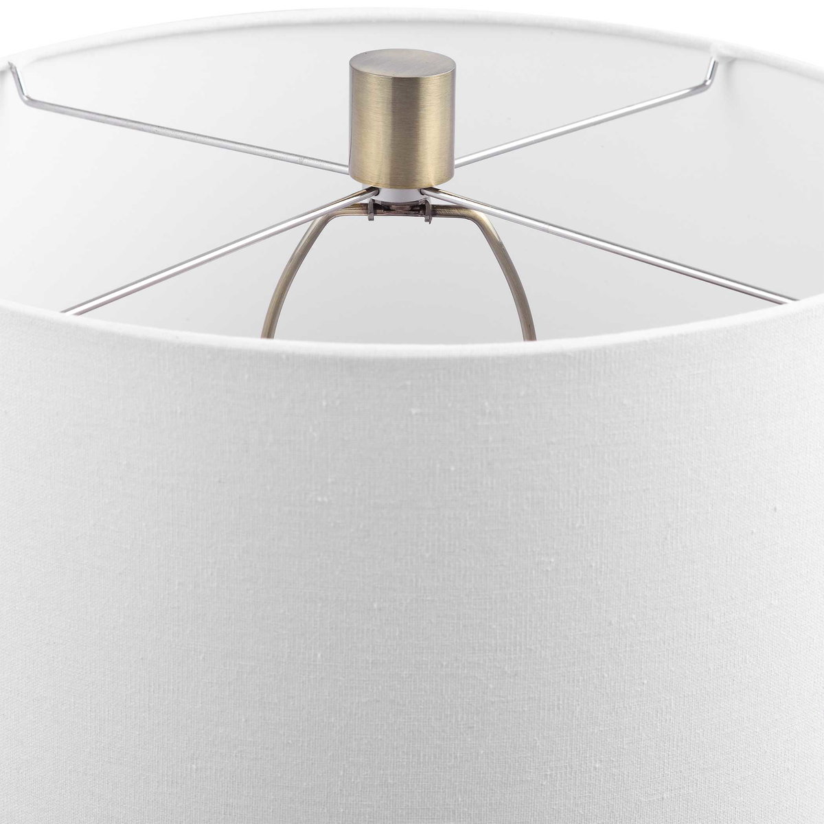 Como Chrome Table Lamp, by Uttermost, 1'3.5" width x 1'11" height x 1'3.5" depth View 7