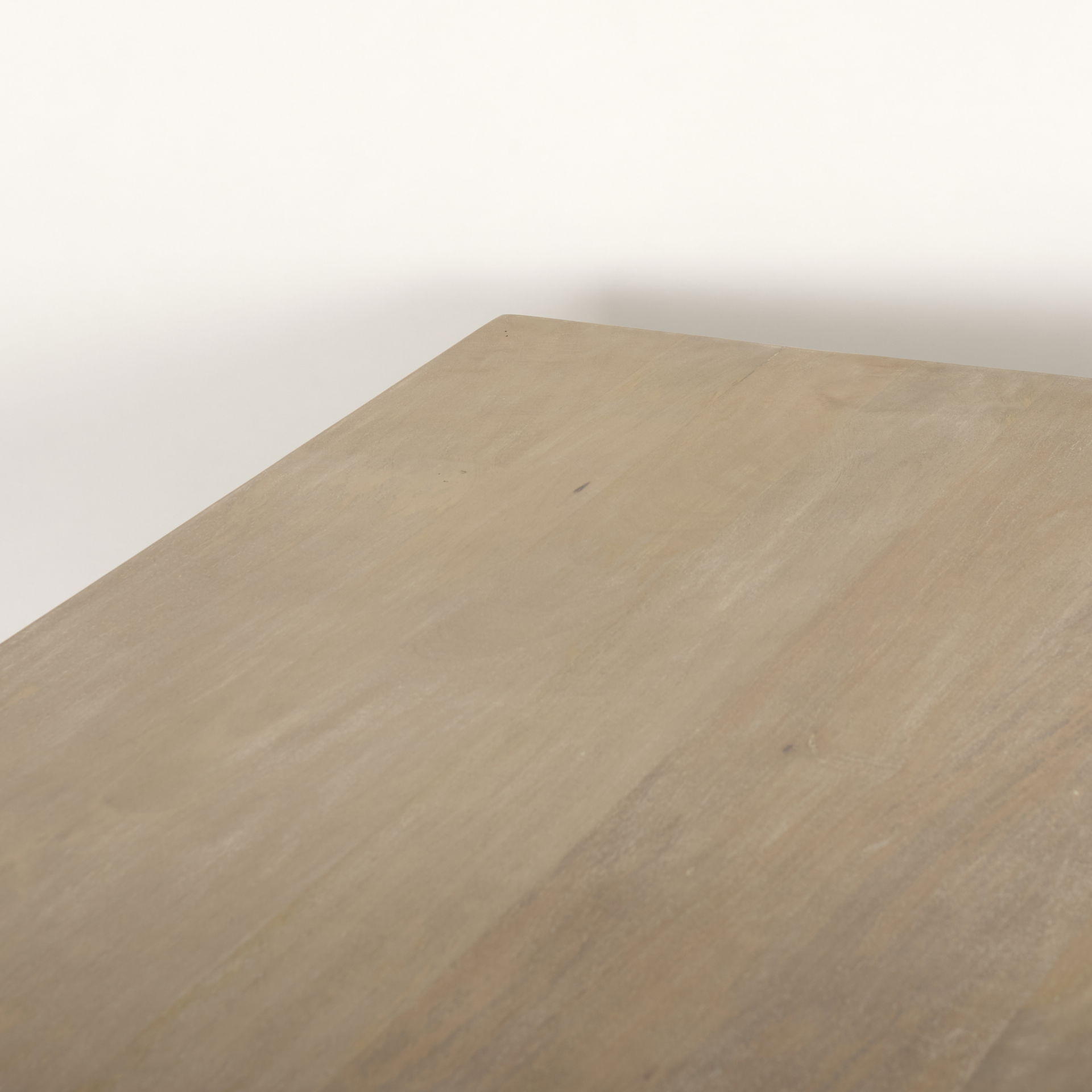 Grier 84L Light Brown Wood with Cane Dining Table large image 