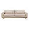 Amal Sofa Fawn, Sofas & Sectional by Dovetail, 98.5" width x 33" height x 40" depth thumbnail 2