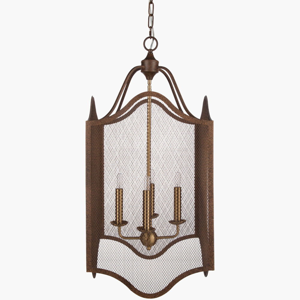 Lombard Pendant, by Surya, 15" length x 15" width x 32" height