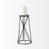 Sixx II Large Antiqued Metal Hexagonal Table Candle Holder thumbnail 3