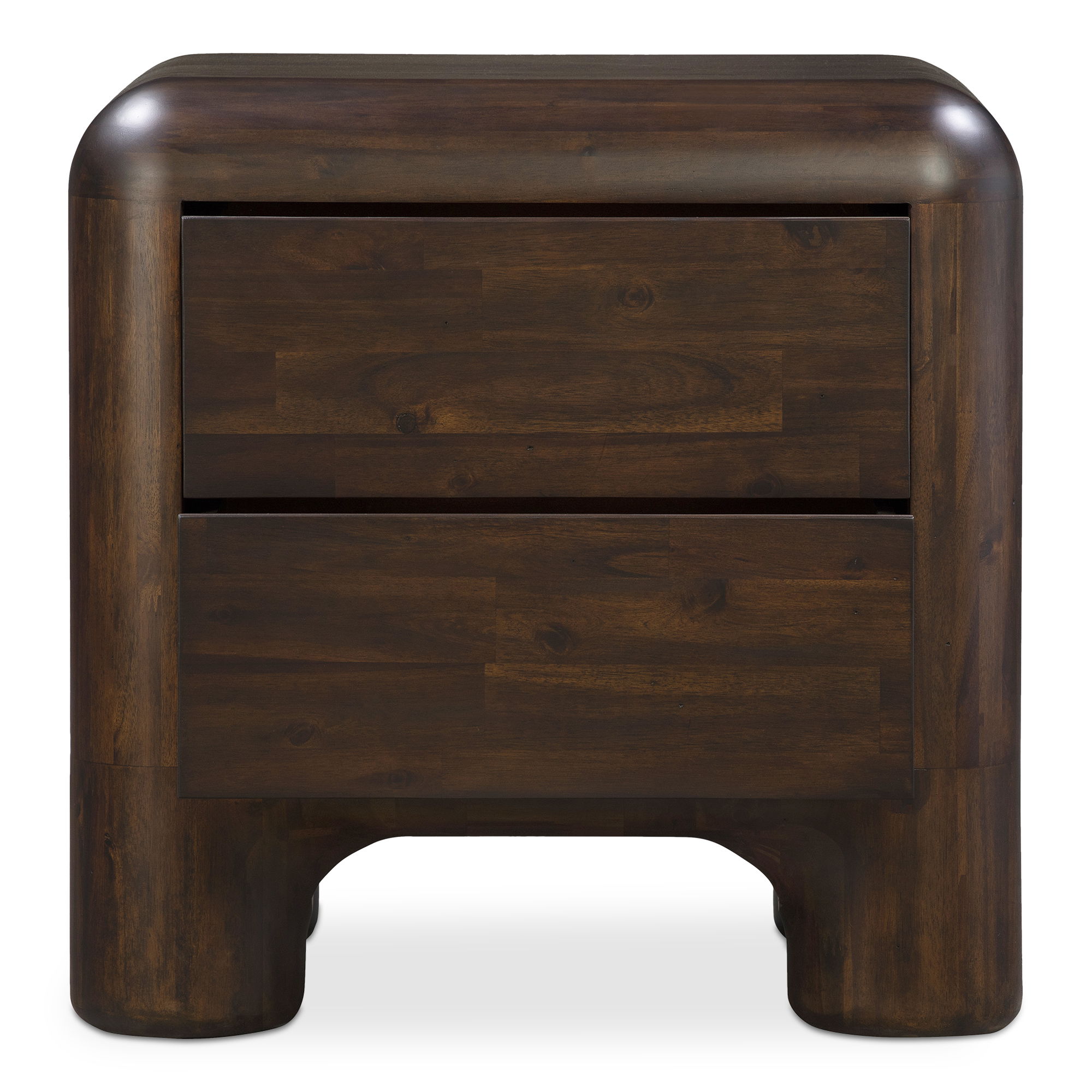 Rowan Nightstand Dark Brown, by Moe's Home, 24" width x 24" height x 20" depth View 5