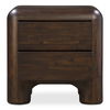Rowan Nightstand Dark Brown, by Moe's Home, 24" width x 24" height x 20" depth thumbnail 5