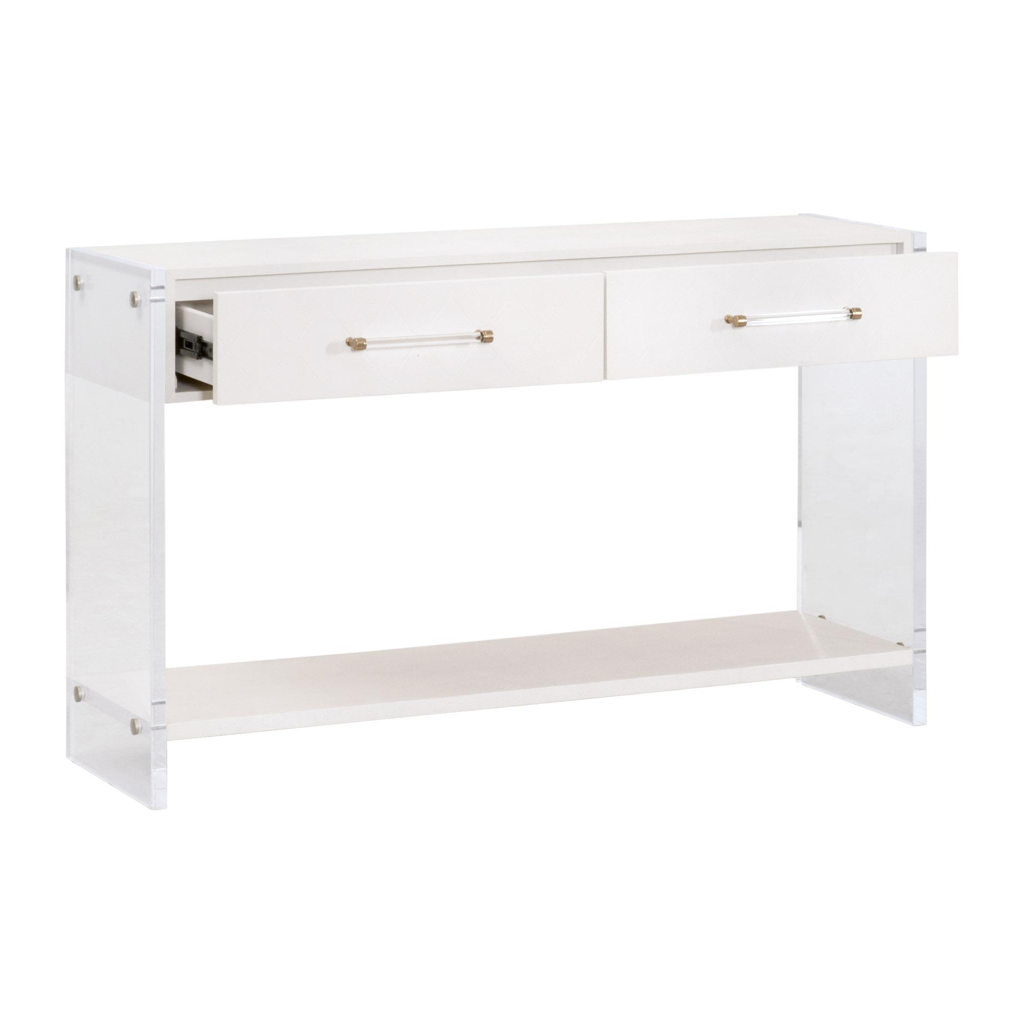 Sonia Shagreen Console Table, by Essentials for Living, 52" width x 31.5" height x 15" depth View 4