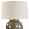 Olisa Brown Green Table Lamp, by Uttermost, 17" width x 25" height x 17" depth thumbnail 5