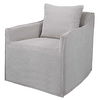 Welland Gray Swivel Chair thumbnail 3