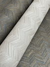 Raised Chevron Royal Blue Wallpaper, by York Wall, 33' length x 1'8.9" width x 0.02" depth thumbnail 3