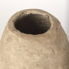 Rundal Small Beige Paper Mache Vase, by Mercana, 8" length x 8" width x 12" height thumbnail 6