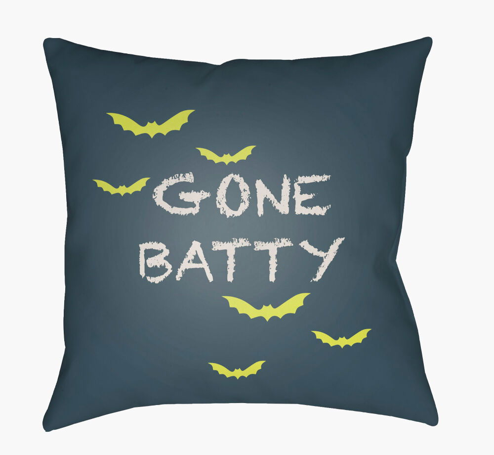 Boo Accent Pillow, Decorative Pillow by Surya, 18" length x 18" width