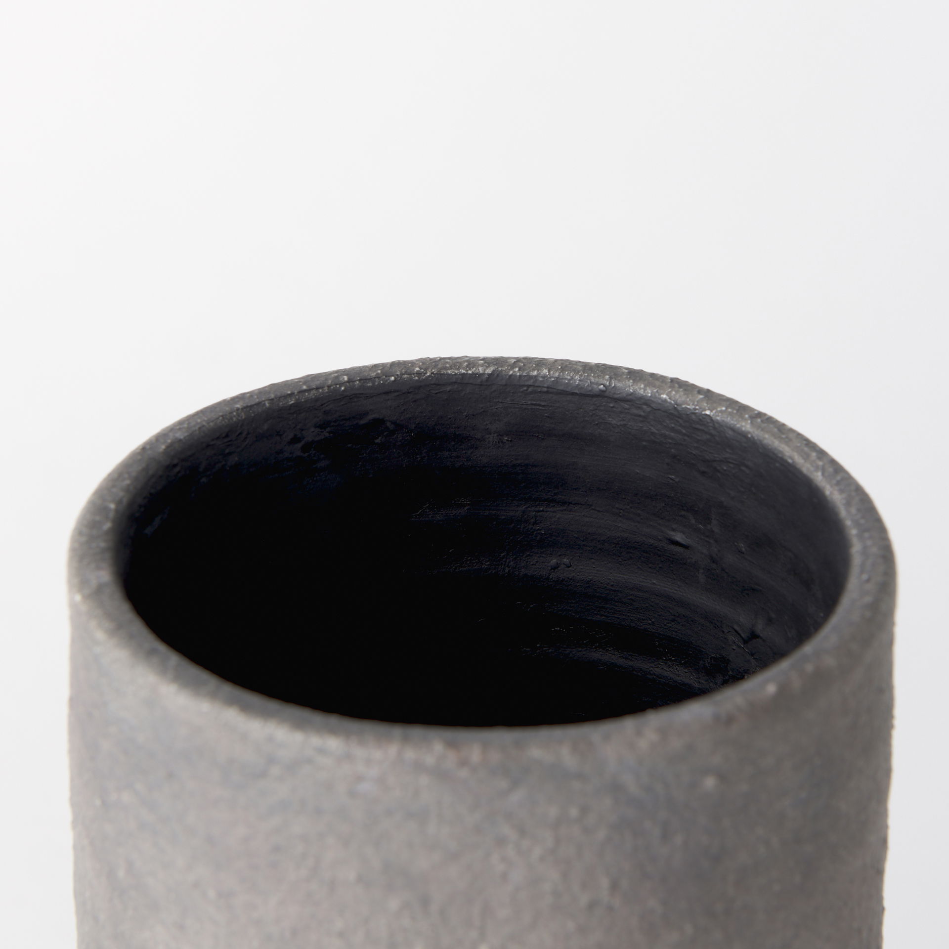 Armani 10.4H Brown-Gray Double Ear Ceramic Vase large image 