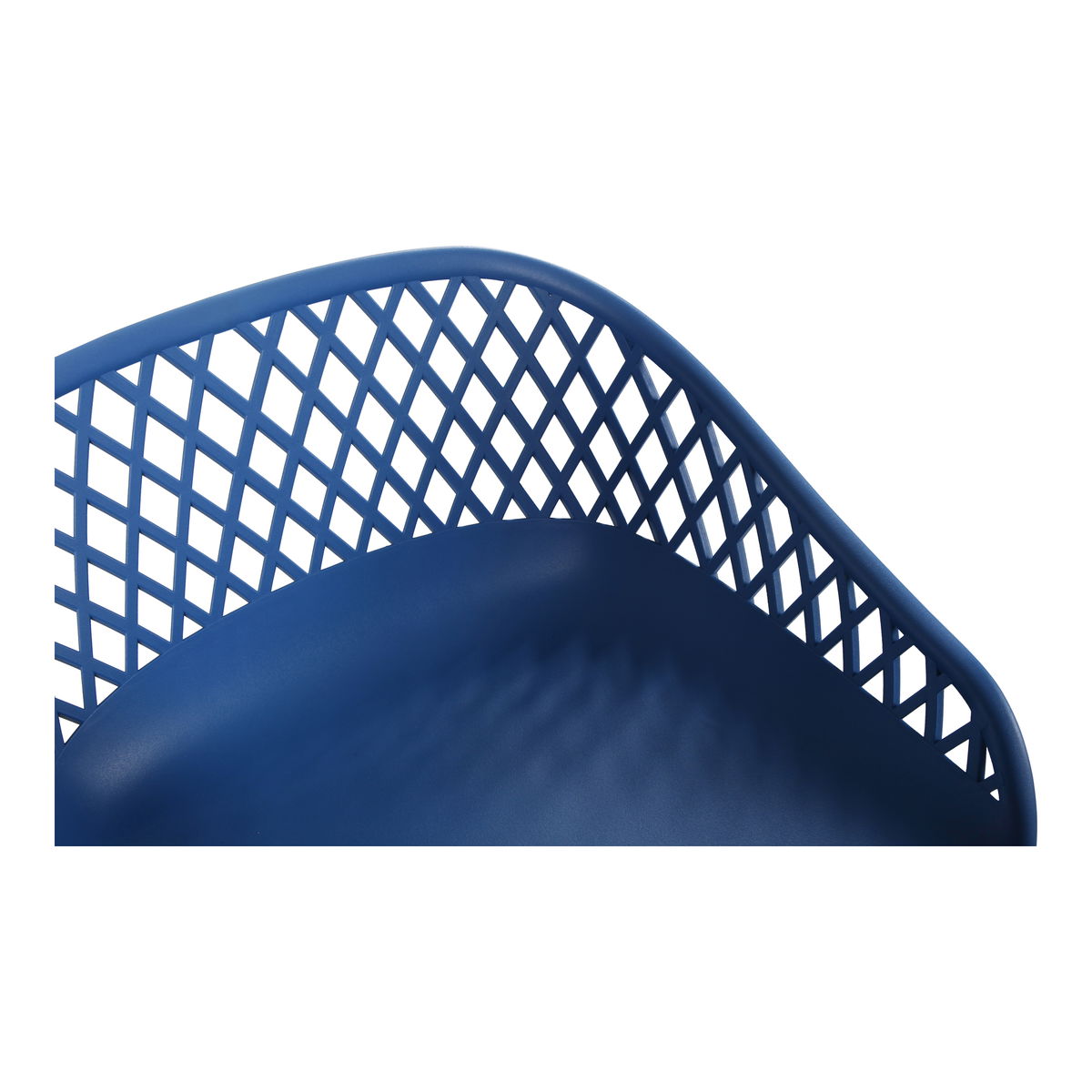 Piazza Outdoor Barstool Blue - Set Of Two, Outdoor Chair by Moe's Home, 1'7.29" width x 3'1.2" height x 1'7.68" depth View 9