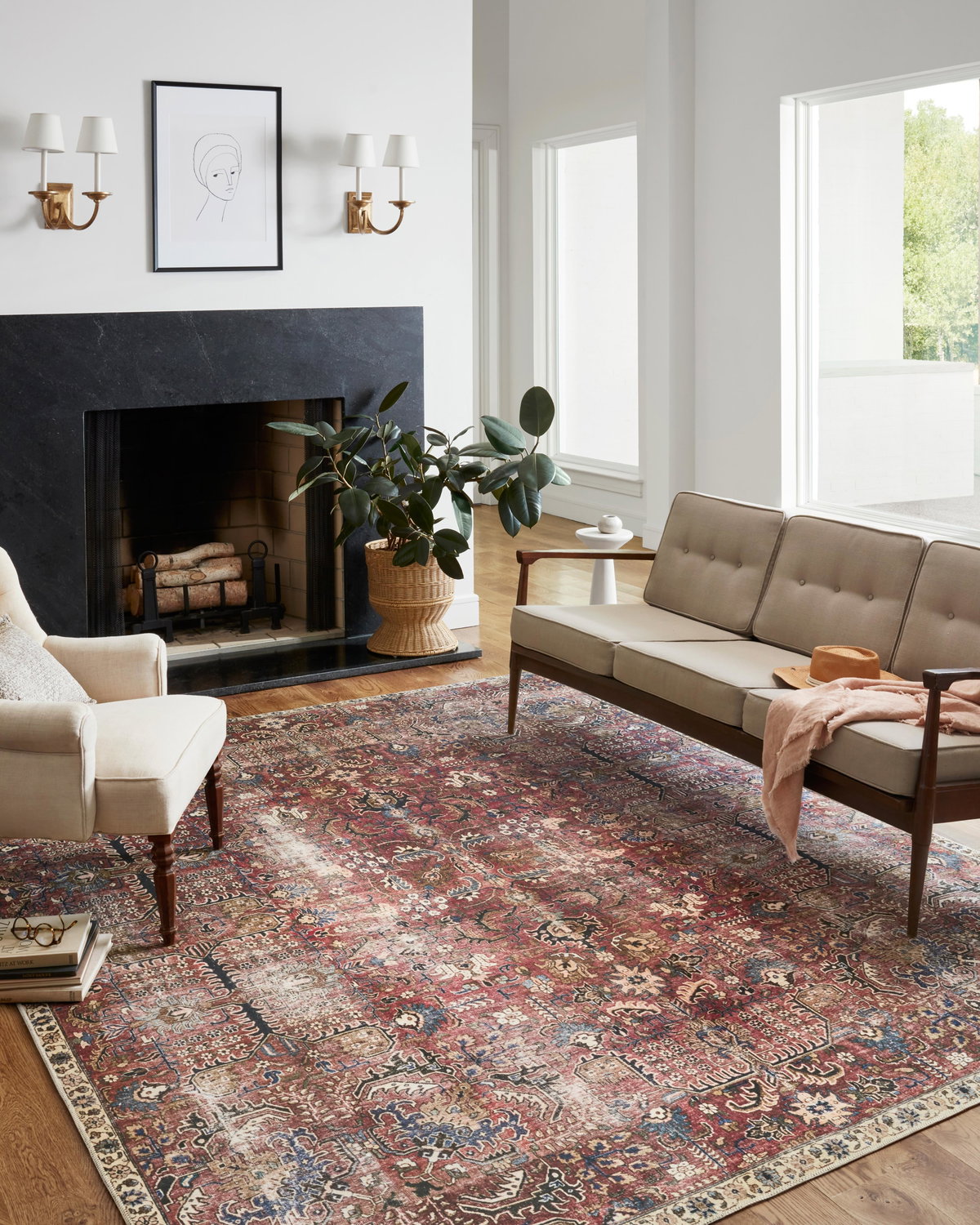 Chris Loves Julia x Loloi Jules Rug, 2'6" length x 12' width View 3