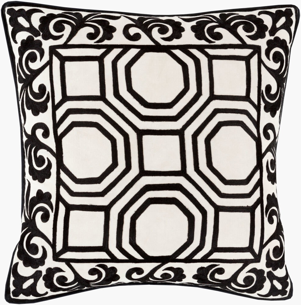 Bel Ami Accent Pillow, Decorative Pillow by Surya, 18" length x 18" width