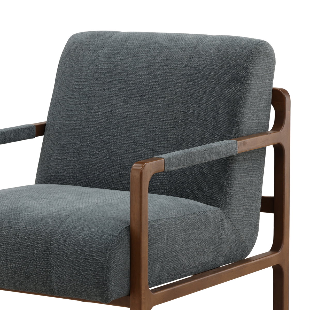 Jordi Occasional Chair Blue, Accent Chair by Dovetail, 29.5" width x 35.2" height x 39" depth View 7