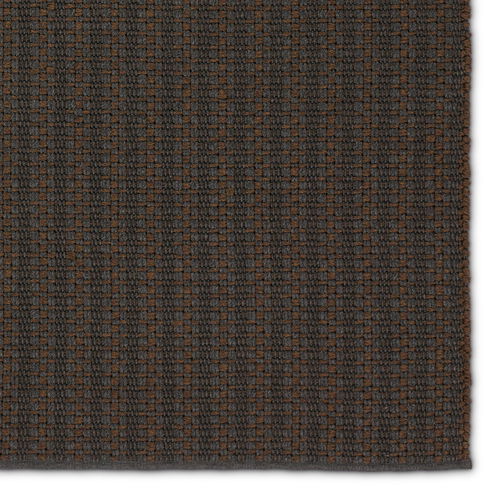 Elmas Handmade Indoor/Outdoor Striped Gray/Brown Area Rug (4
