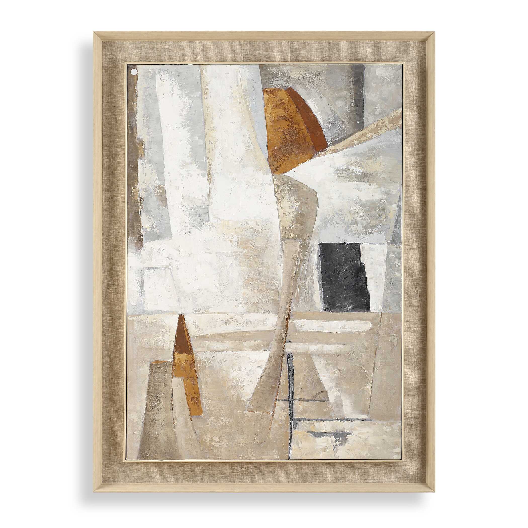 Hide & Seek Abstract Art, Painting by Uttermost, 43.25" width x 59" height x 2" depth View 1