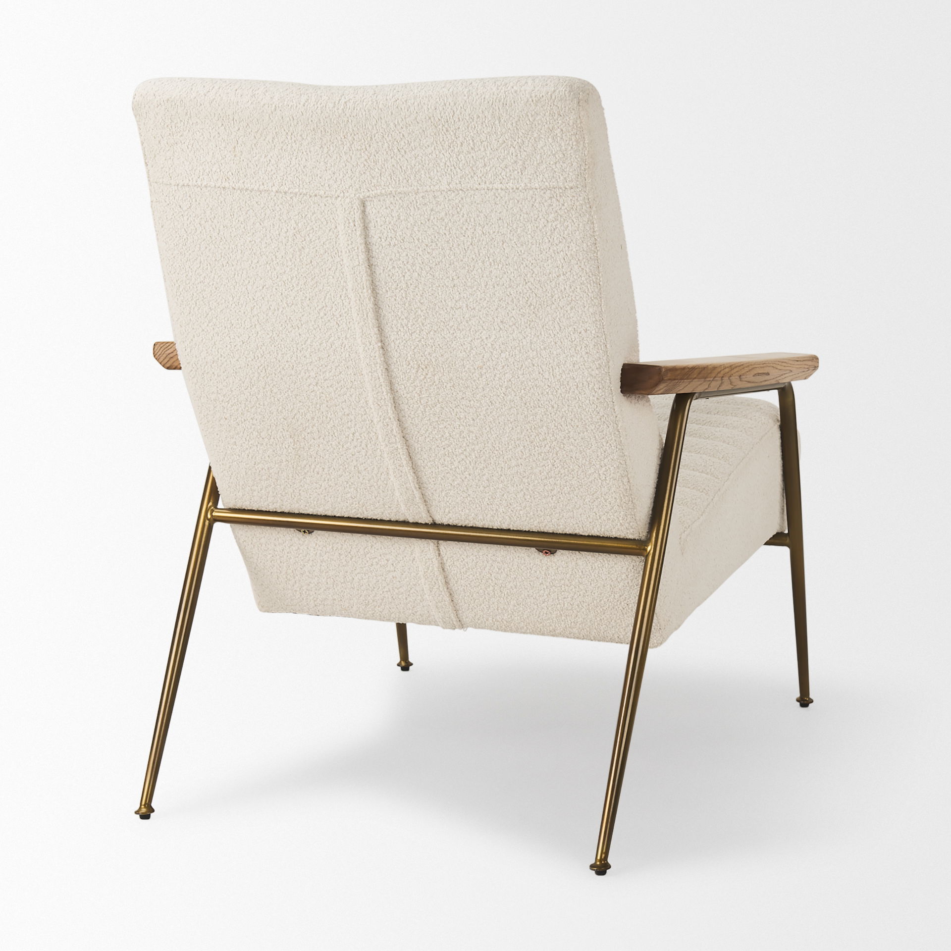 Grosjean Cream Boucle Accent Chair large image 
