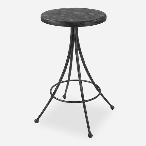 Sona Black Counter Stool