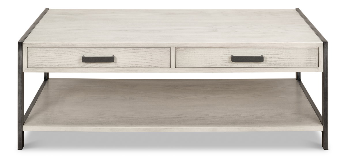 Covet Cocktail Table, by Sarreid, 2'4" length x 4'4" width x 1'6" height View 2