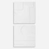 Contours White Wall Decor Set/2 thumbnail 0