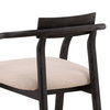 Lucio Dining Chair Cream, by Dovetail, 23.8" width x 31" height x 23" depth thumbnail 5