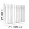 French Arctic Grey Linen Stripe Wallpaper thumbnail 4