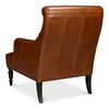 Benton Distilled Leather Chair Brown thumbnail 6