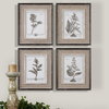 Casual Grey Study Framed Art Set/4, by Uttermost, 1'2.5" width x 1'5.5" height x 1" depth thumbnail 2