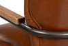 Parker Office Chair  Vintage Havana Lthr, by Sarreid, 2'4" length x 2'1" width x 3'2" height thumbnail 6