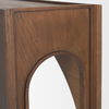 Laraya Dark Brown Wood Arched Console Table, by Mercana, 55" length x 16" width x 30" height thumbnail 10