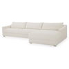 Farrow Sectional Flecked Oat Right, Sectional Sofa by Moe's Home, 130.5" width x 31.75" height x 61.5" depth thumbnail 2