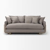 Roy I 84' Flint Gray Upholstered Three Seater Sofa, Sofas & Sectional by Mercana, 83.86" length x 40.94" width x 32.87" height thumbnail 4
